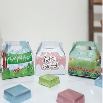 تصویر  جعبه شکلات طرح های امام مهربان / بسته 50 عددی