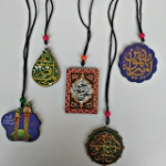 تصویر  آویز آینه اتوموبیل شکر خدا که نام علی در اذان ماست